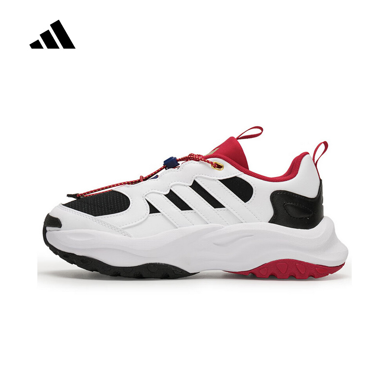 Adidas阿迪达斯25蛇年新年款大童休闲舒适跑步鞋拼色运动鞋JR3337