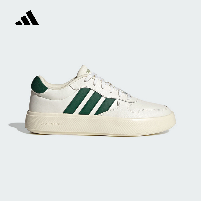 Adidas阿迪达斯男女同款舒适百搭LITECOURT网球休闲板鞋JI2170