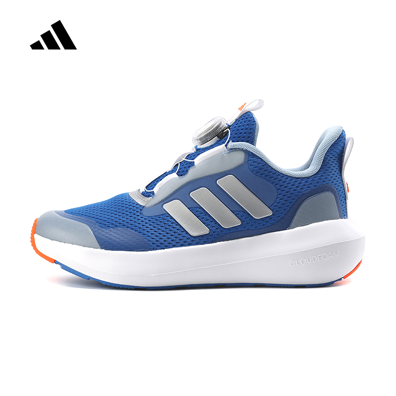 Adidas阿迪达斯男女小童鞋2025春新款拼色BOA运动鞋跑步鞋JI2198