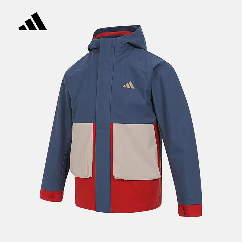 adidas阿迪达斯三合一保暖内胆外套2026春男大童梭织夹克 KV6904,童装/婴儿装/亲子装,夹克/皮衣,淘宝优惠券,粉丝福利购,淘宝优惠卷