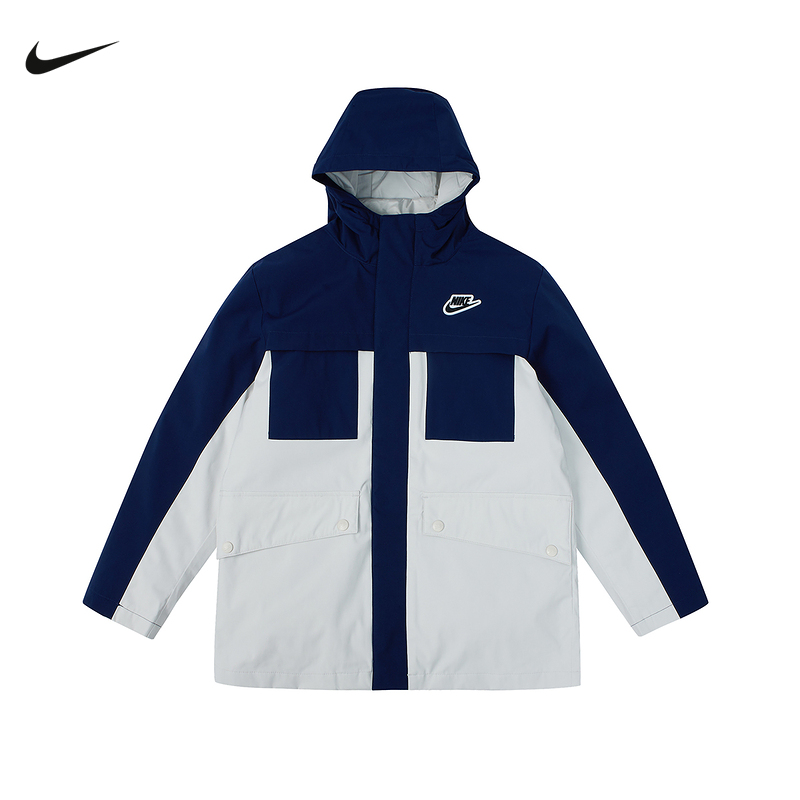 NIKE耐克大童冬羽绒夹克三防三合一两件套男女羽绒夹克IQ9989-410