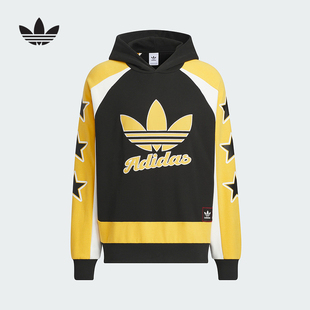 JN0780 adidas阿迪达斯2025春季 新款 中性运动连帽卫衣套头衫 舒适