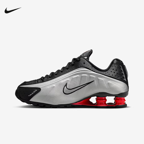 Nike耐克女鞋秋新款SHOX R4气柱运动鞋缓震回弹跑步鞋AR3565-011