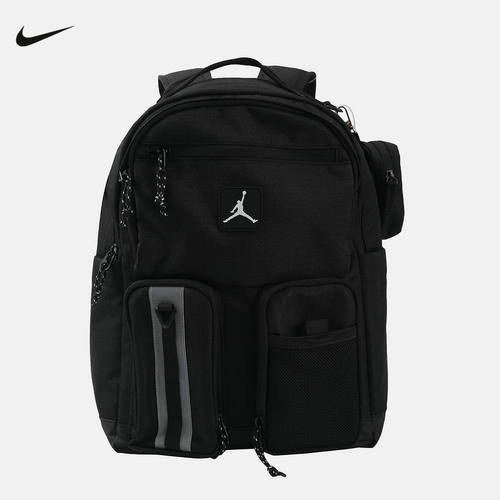NIKE耐克男女同款书包2026春Joran印花休闲背包双肩包 IU5352-010