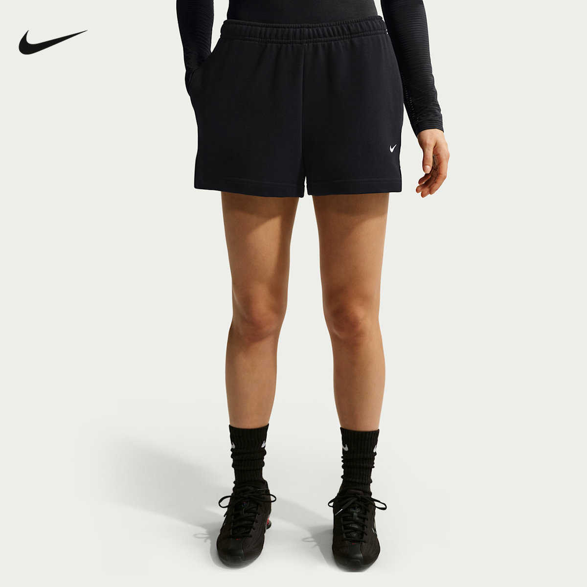 NIKE耐克女款短裤夏季新款休闲运动跑步健身透气舒适 IM8541-001图片