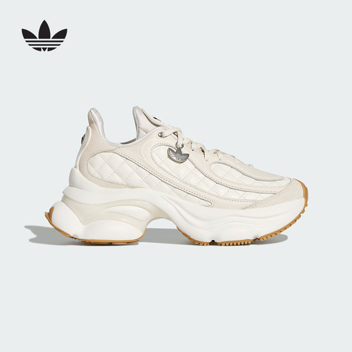 adidas阿迪达斯三叶草浮蝶鞋2026春女经典复古厚底运动鞋HQ2643