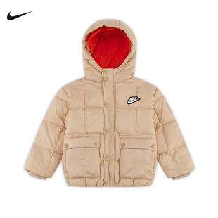 NIKE耐克Premium男女幼童羽绒服夹克短款 200 休闲保暖外套IQ9995