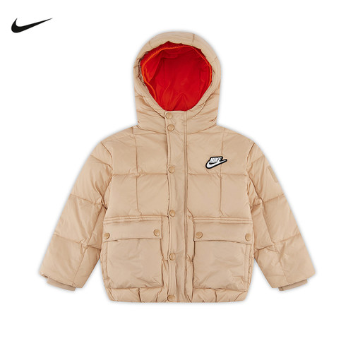 NIKE耐克Premium男女小童羽绒服夹克短款休闲保暖外套IQ9995-200