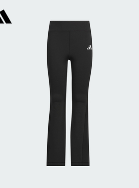 adidas阿迪达斯女大童修身长裤2025秋速干紧身运动裤子 KF4959