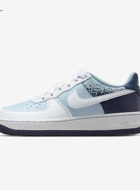 NIKE耐克大童鞋女鞋 AIR FORCE 1空军一号板鞋休闲鞋IB7686-400
