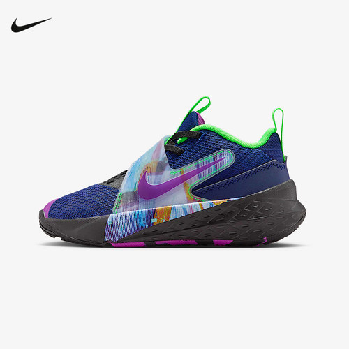 Nike耐克TEAM HUSTLE D 12小童鞋运动鞋轻便缓震休闲鞋HV2290-400