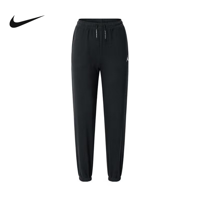 Nike耐克春新款男童裤子休闲运动舒适百搭黑色针织长裤HQ7164-010