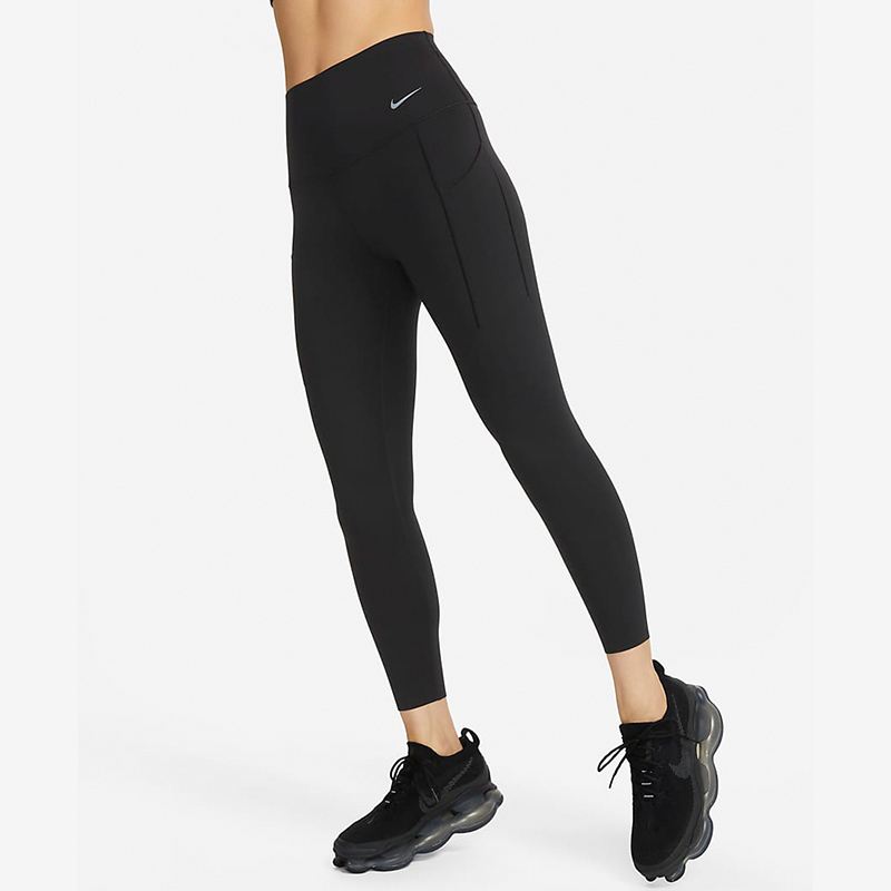 NIKE耐克紧身裤女健身训练瑜伽裤速干透气弹力运动长裤DQ5898-010