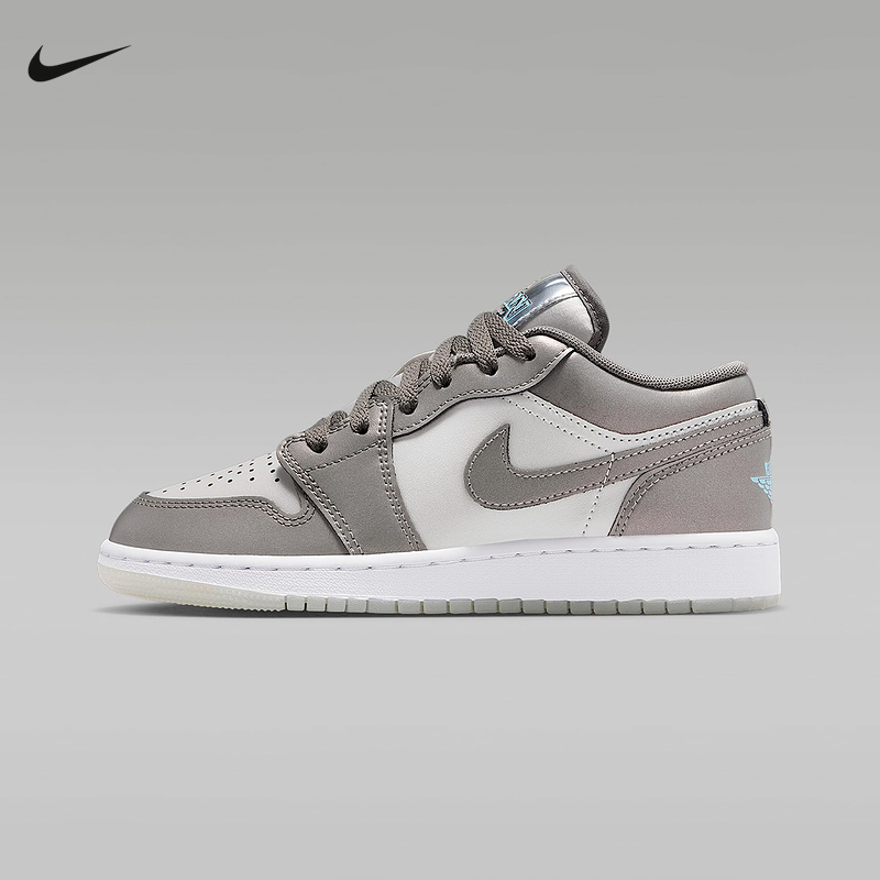 耐克大童鞋2025冬新品AIR JORDAN 1撞色休闲鞋运动板鞋HV4398-014