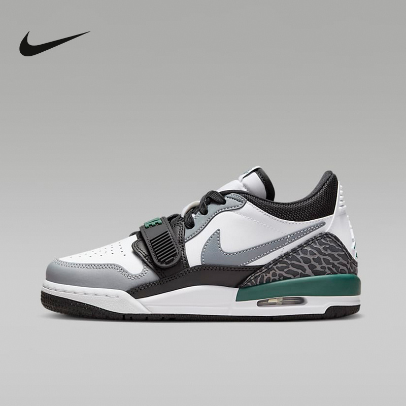 Nike耐克男童AJ312大童运动童鞋夏季缓震回弹篮球鞋CD9054-131