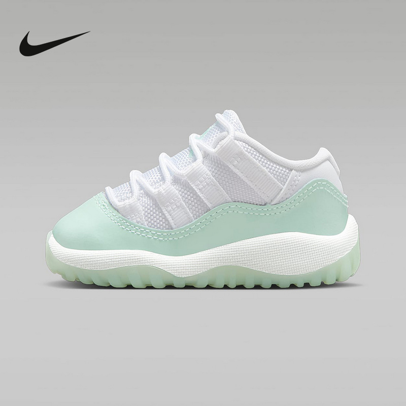 Nike耐克童鞋25新款休闲JORDAN 11 复古舒适耐磨运动鞋645107-103
