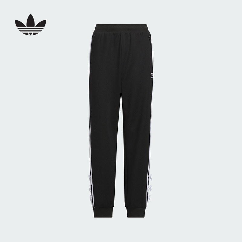 adidas阿迪达斯三叶草秋新运动休闲三条纹男大童针织长裤 HY2195,童装/婴儿装/亲子装,裤子,淘宝优惠券,粉丝福利购,淘宝优惠卷