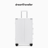 旅行箱男20 梦旅者铝框拉杆箱 万向轮高颜值行李箱女耐用密码 24寸