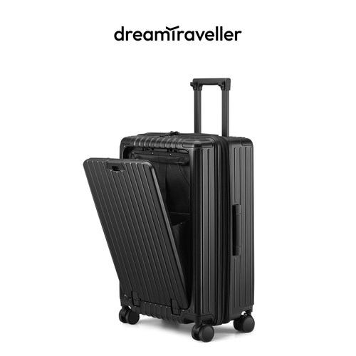 梦旅者大容量可扩展前开口行李箱
