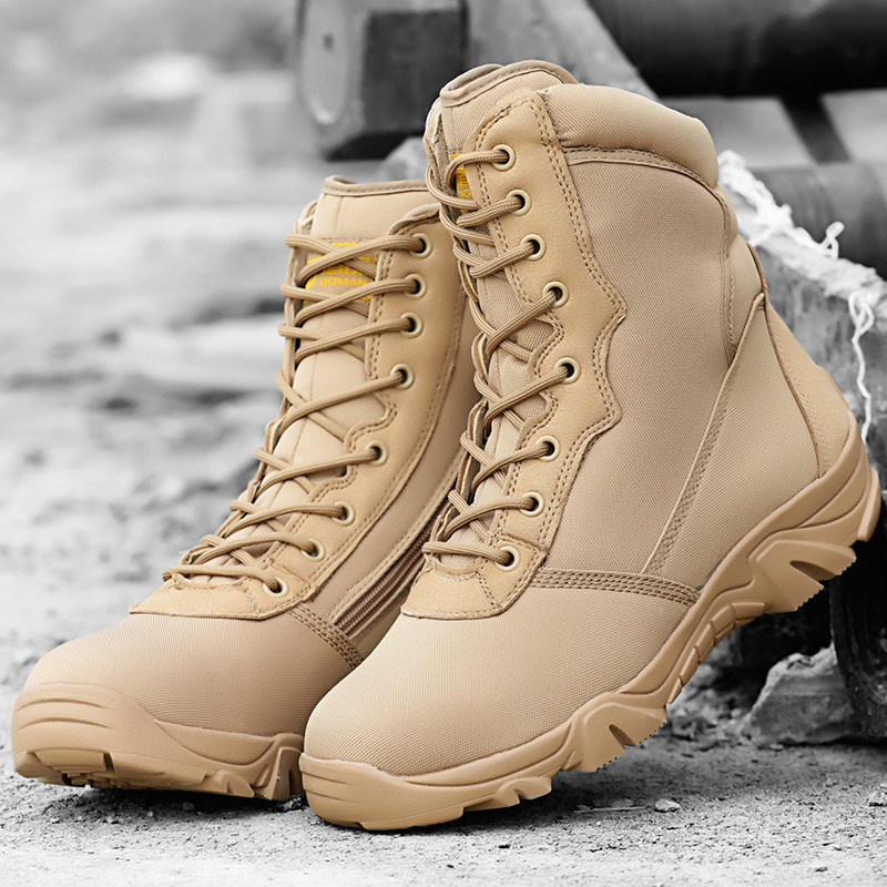 Boots militaires pour homme - lumière - Ref 1398443 Image 5
