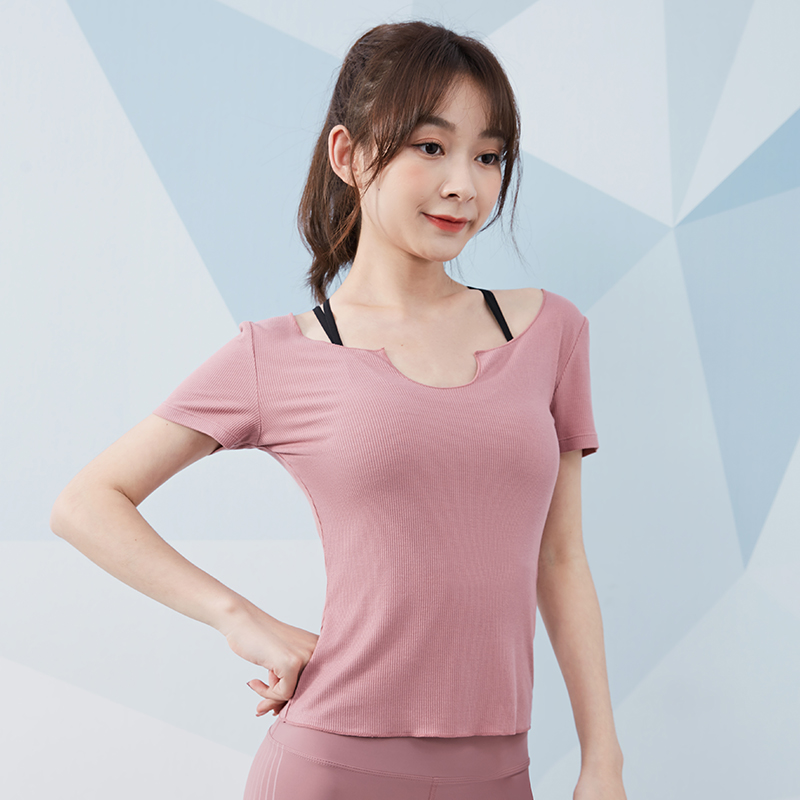 运动上衣女夏季款弹力紧身长袖T恤跑步专业健身服显瘦性感瑜伽服