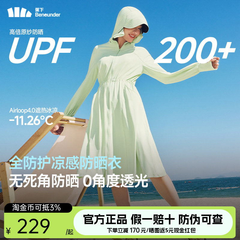 蕉下全防护宽松长款防晒衣图片