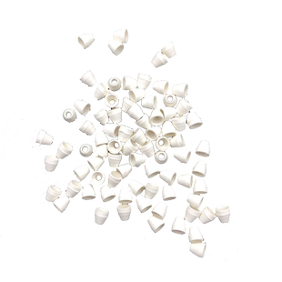 耐高温绝缘碗型瓷珠 高频瓷瓷碗 陶瓷管 穿电炉丝陶瓷套管 瓷环