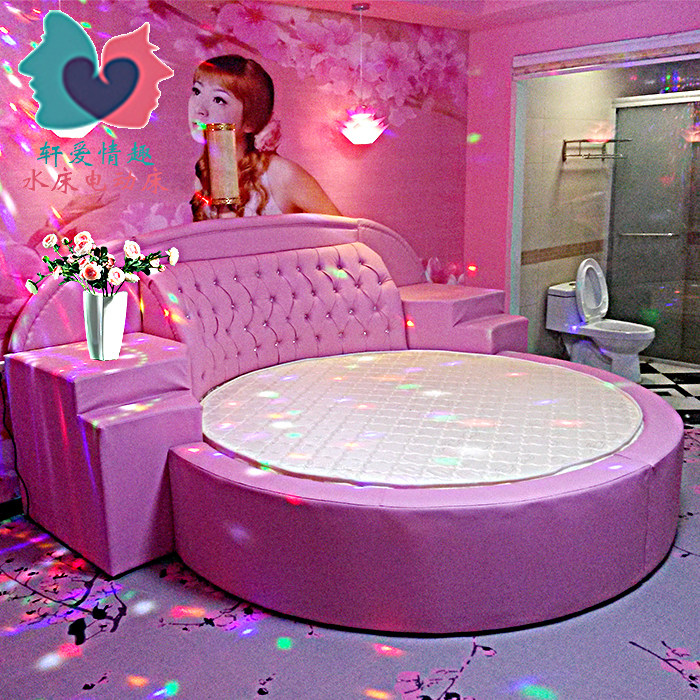 酒店情趣电动床夫妻合欢震动床情侣爱爱异形床主题宾馆恒温水床