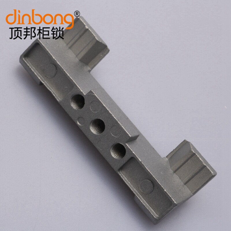 双开门锁杆固定件 拉杆紧固件 威图机柜门配件 十六折型材附件