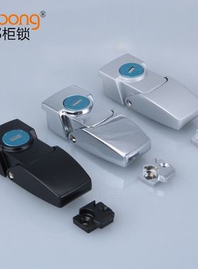 DK604-1-2不锈钢搭扣锁 DKS机械箱配电柜门锁 灯箱锁暗藏式小方锁