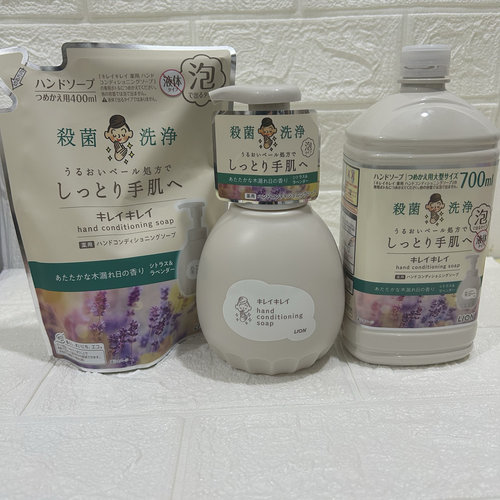 日本LION狮王儿童泡泡洗手液泡沫补充装抑菌弱酸性温和皂香瓶装