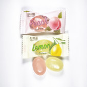好邻居水果季 休闲零食结婚庆喜糖果 网红白桃柠檬糖硬糖水果糖散装