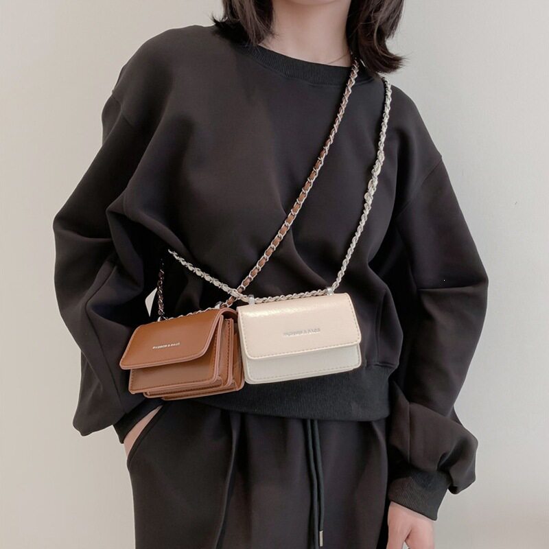 ins潮流百搭迷你小方包亲子款女孩儿童斜挎零钱口红耳机配饰小包
