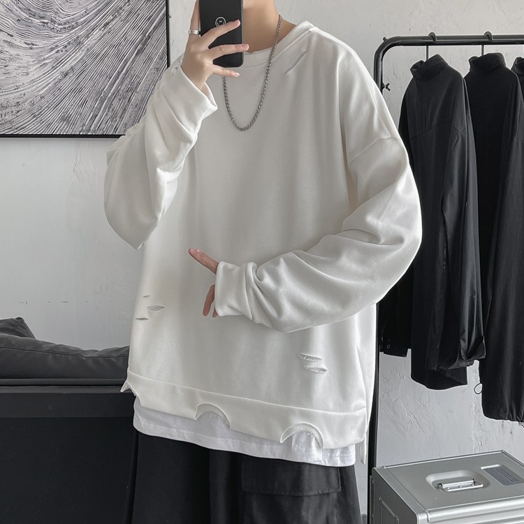 XZ216-WY63-P482024春！破洞卫衣现货，男装卫衣，星座716-5（原216-1）