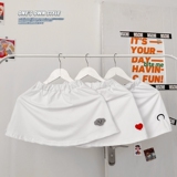 216-K54-P2521春夏中性情侣屁帘叠穿打底绣花下摆松紧半身裙1，女装半身裙，星座716-5（原216-1）