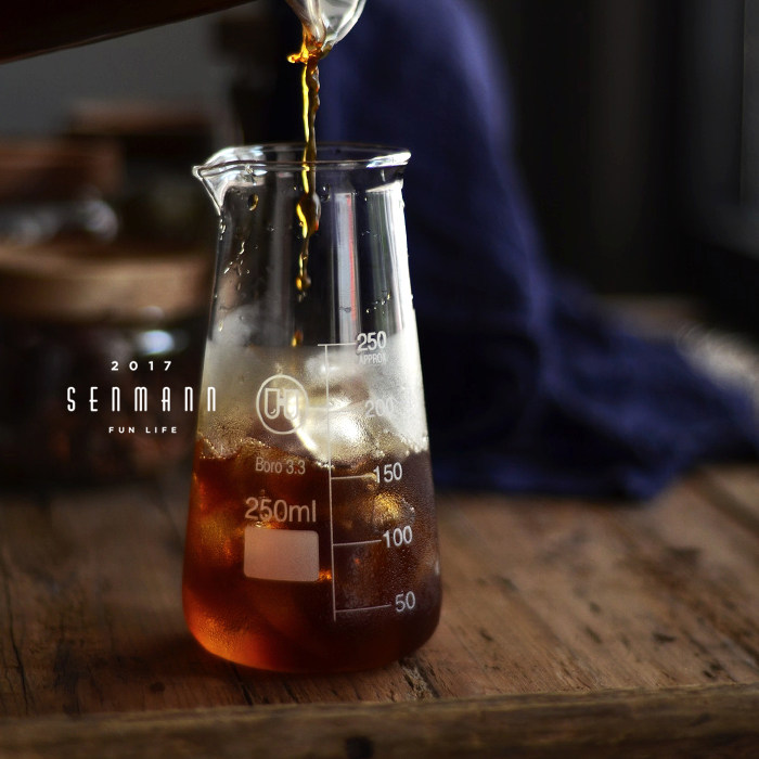 森曼集 耐高温咖啡分享壶 高身玻璃量杯烧杯 手冲冰咖啡器具250ML|msdalam kategori pinggan mangkuk, kopi, periuk kopi - dari Buy2taobao.com untuk memberikan perkhidmatan ejen Taobao profesional membeli