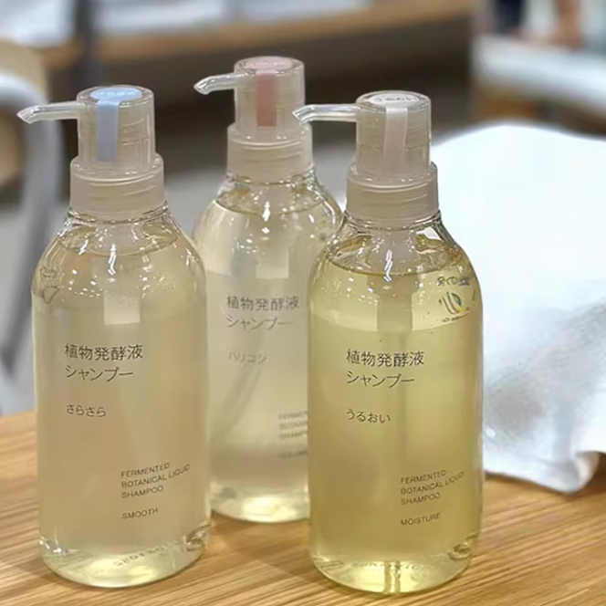 日本本土MUJI无印良品洗发水400ml清爽顺滑/丰盈蓬松/保湿型