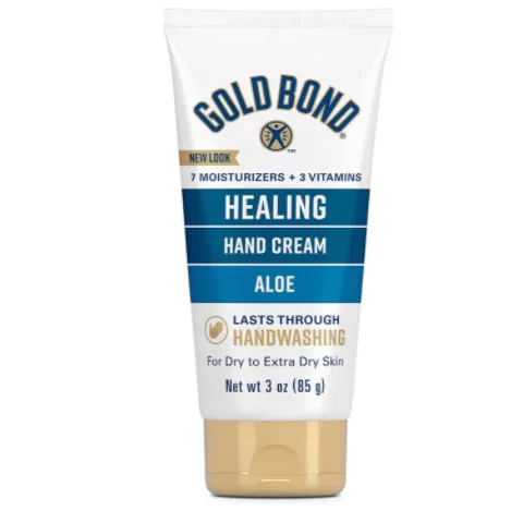 保税区美国Gold Bond桂花味护手霜高博滋润保湿维生素E/燕麦香85g图片