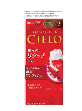 日本 hoyu美源染发膏剂CIELO宣若按压式发根补色染焗油