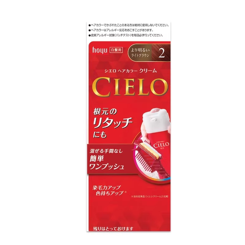 日本 hoyu美源染发膏剂CIELO宣若按压式发根补色染焗油