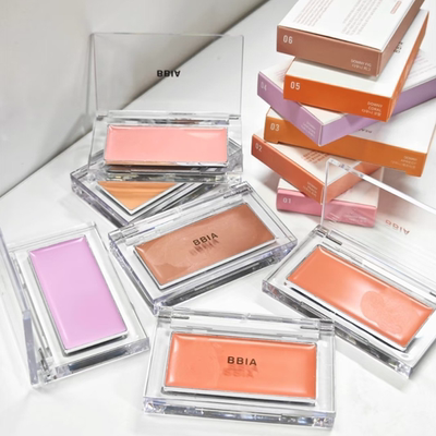 韩国 BBIA腮红膏裸妆自然06无花果色01女单色韩系水光肌