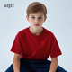 srtp儿童纯棉短袖 t恤2026年夏季 新款 官方Ami 宽松亲子装 体恤上衣