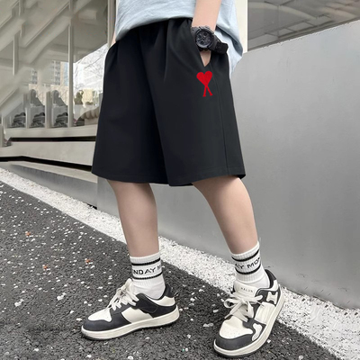AMI官方儿童纯棉五分短裤子