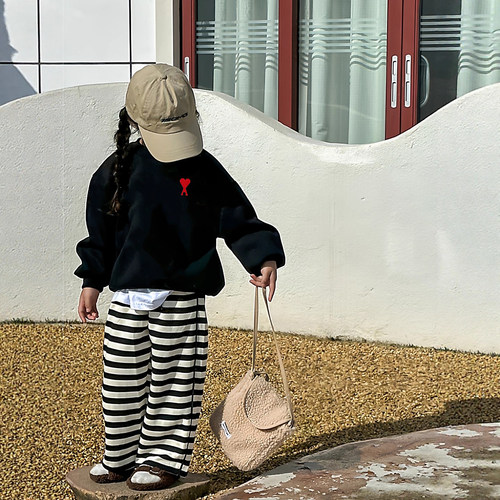 AMI官方儿童宽松卫衣亲子装