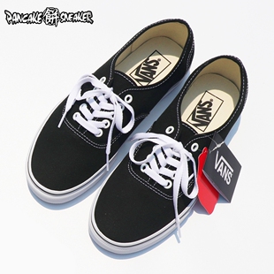 女鞋 VN0EE3BLK 黑白经典 Vans 男鞋 休闲鞋 Authentic 滑板鞋