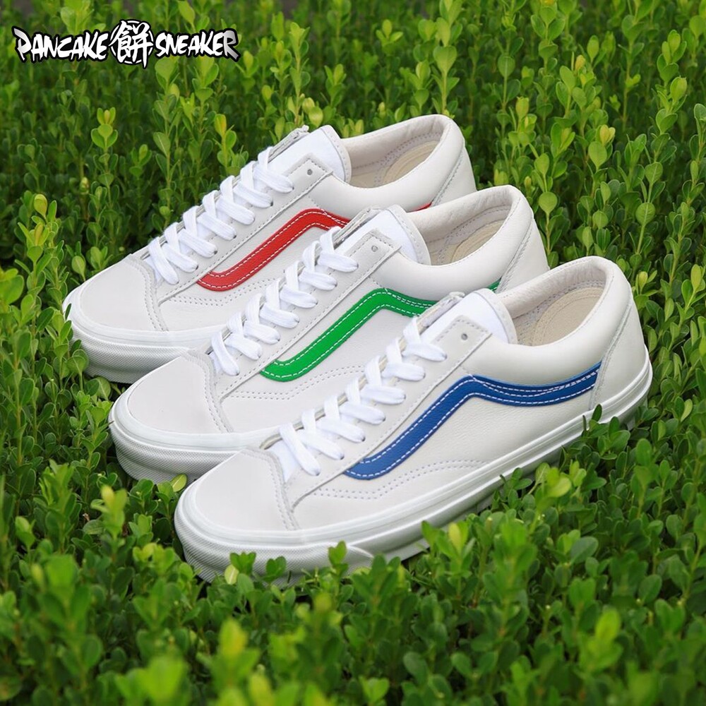 vans vault style 36权志龙同款全皮红白低帮男鞋女鞋vn0a4bve21d