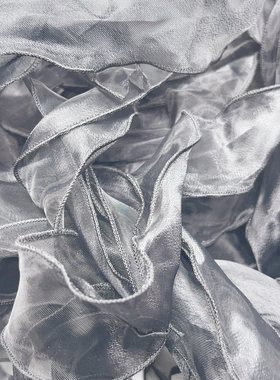 D12黑色鱼尾纱100克diy手工材料配件满30包邮