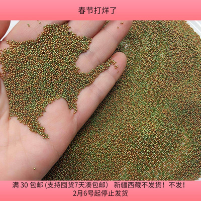 P24鱼子酱玻璃珠珠子混发100克diy手工材料配件满30包邮