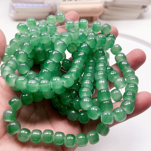 K19约1厘米琉璃珠桶珠2条约240克diy手工材料配件满30包邮