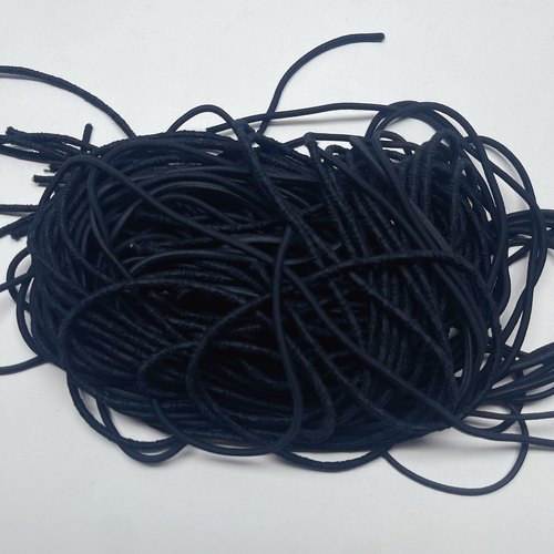 Y79 黑色高弹力皮筋半斤 diy手工材料配件满30包邮